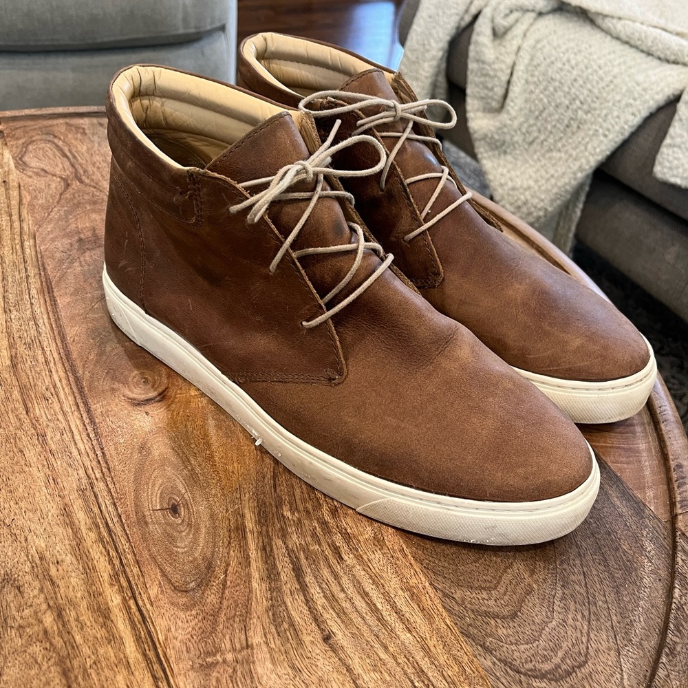 Nisolo Everyday Mid Top Sneaker Size 13 - Picture 3 of 6